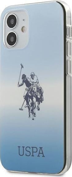 Чехол для смартфона U.S. Polo Assn. для iPhone 12 mini 5,4" - Голубая коллекция Gradient