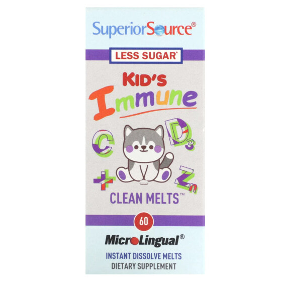 Витамин для детей Superior Source Kid's Immune, Clean Melts, 90 растворимых таблеток