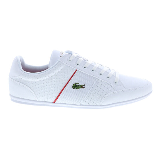 Lacoste Nivolor 0721 1 P CMA Mens White Leather Lifestyle Sneakers Shoes