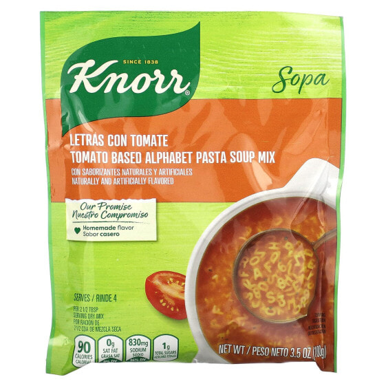 Суп на основе алфавитных макарон Knorr, 100 г