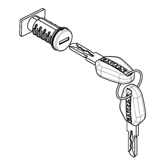 SHAD Top Case Terra Lock&Key System