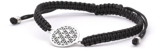Stylish black lanyard kabala bracelet Mandala AGB564