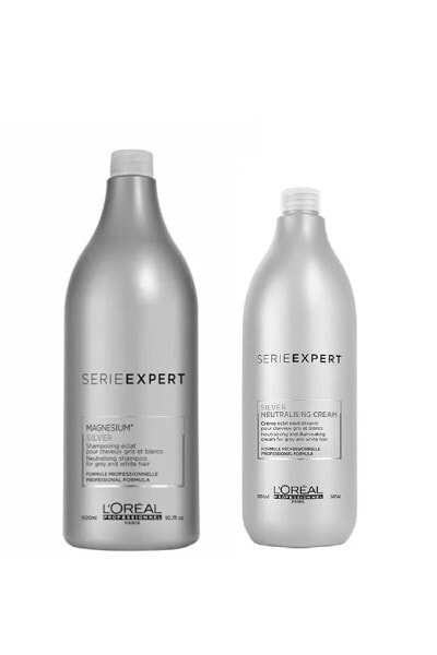 Loreal Serie Expert Silver Mor Şampuan 1500ml + Saç Kremi 1000ml
