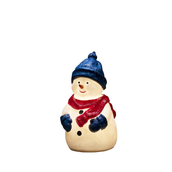 Konstsmide Snowman - Light decoration figure - Blue - Red - White - Plastic - Universal - IP44 - 4 lamp(s)