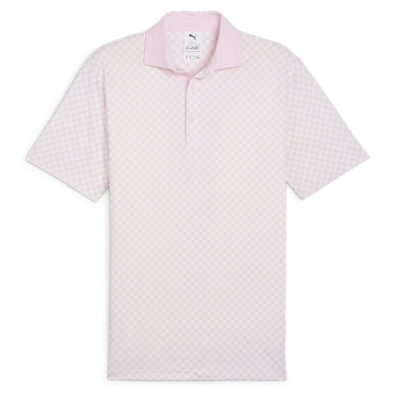Puma Checkered Golf Short Sleeve Polo Shirt X Ap Mens Size XL Casual 62394903