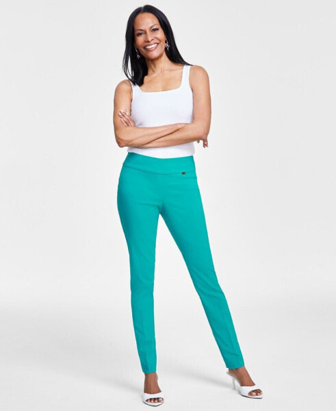 Women's Tummy-Control Mid-Rise Skinny Pants, Regular, Long & Short Lengths, Created for Macy's