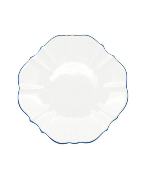 Amelie Royal Blue Rim 10.5" Dinner Plate