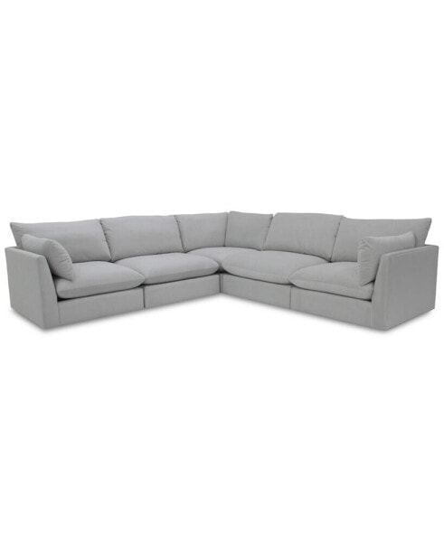 Marsten 126" 5-Pc. Fabric Sectional, Created for Macy's