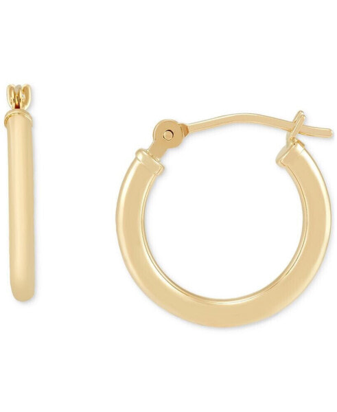 Серьги Macy's Polished Tube HoopGold 14K15 mm