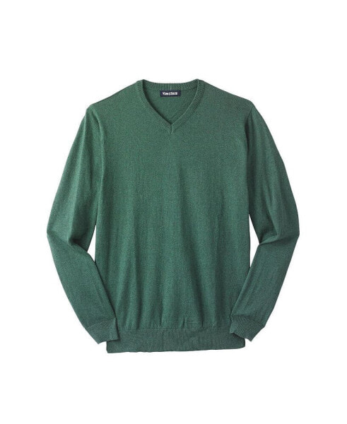 Big & Tall Lightweight V-Neck Sweater