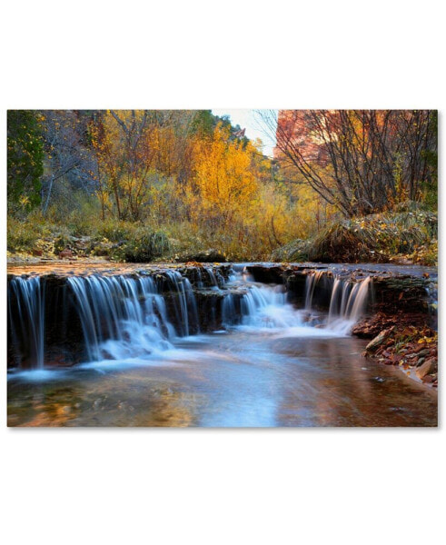 Pierre Leclerc 'Zion Autumn' 30" x 47" Canvas Wall Art