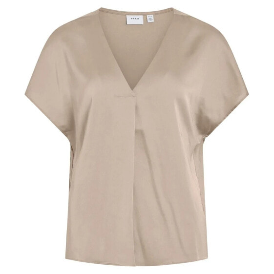 VILA Ellette Short Sleeve Blouse