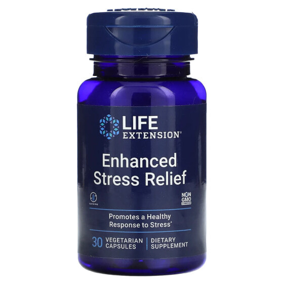 Life Extension, эффективное снятие стресса, 30 вегетарианских капсул