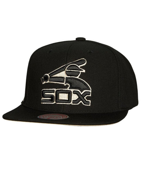 Men's Black Chicago White Sox Cooperstown Collection True Classics Snapback Hat