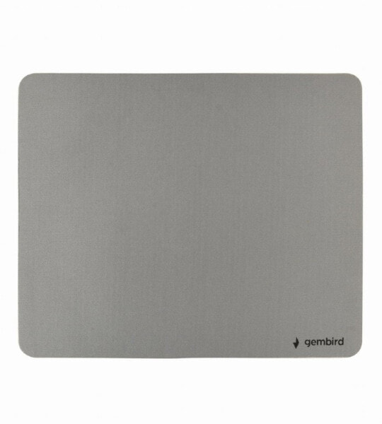 Gembird MP-S-G - Grey - Monochromatic - Styrene-Butadiene (SBR) - Non-slip base - Gaming mouse pad