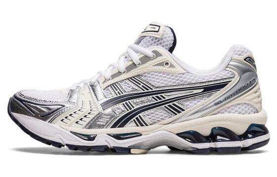 Asics Gel-Kayano 14 减震防滑耐磨 低帮 跑步鞋 女款 白黑银 / Кроссовки Asics Gel-Kayano 14 1202A056-109