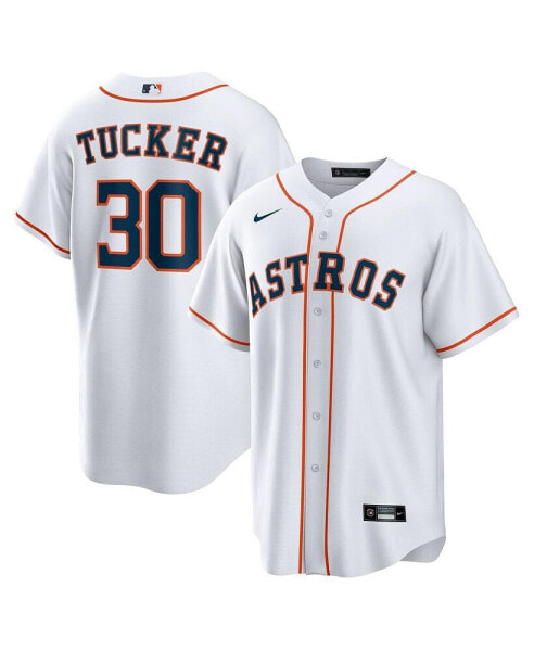 Men's Kyle Tucker White Houston Astros Home Official Replica Player Jersey