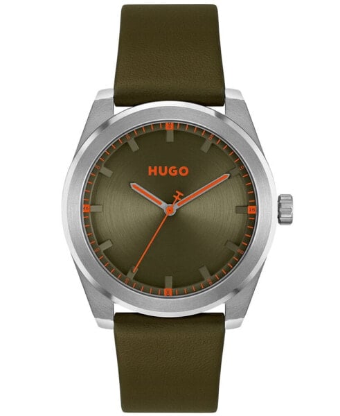 Часы Hugo Boss Bright Quartz Olive 42mm