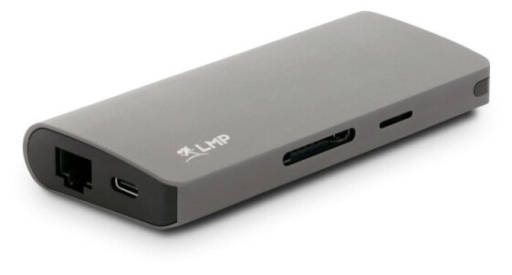 LMP 18641 - USB 3.2 Gen 1 (3.1 Gen 1) Type-C - Grey - MicroSD (TransFlash) - SD - HDMI - Mini DisplayPort - USB 3.2 Gen 1 (3.1 Gen 1) Type-A - USB 3.1 (3.1 Gen 1) Type-C - VGA - Aluminium - USB
