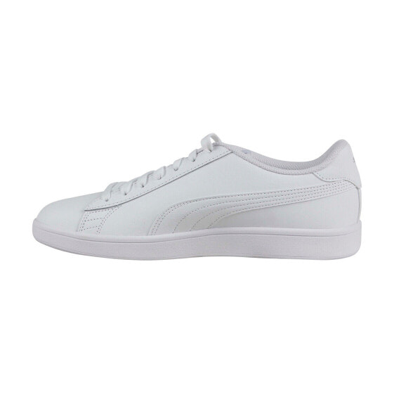 Puma Smash V2 L 36521507 Mens White Leather Lifestyle Sneakers Shoes 11.5