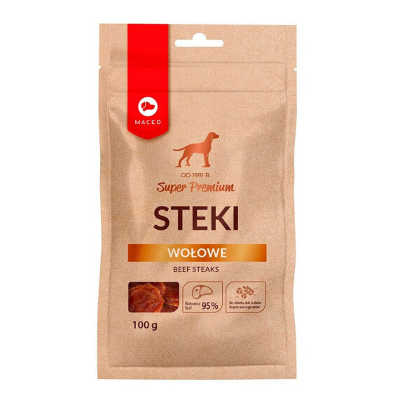 MACED Beef Steaks 100g Dog Snack