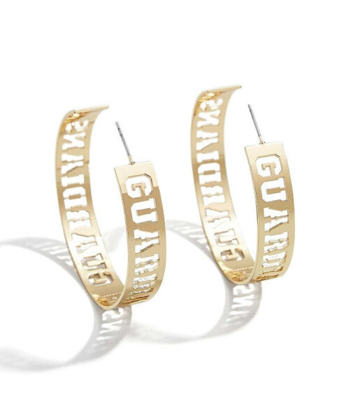 x Baublebar Cleveland Guardians Large Cutout Hoop Earrings