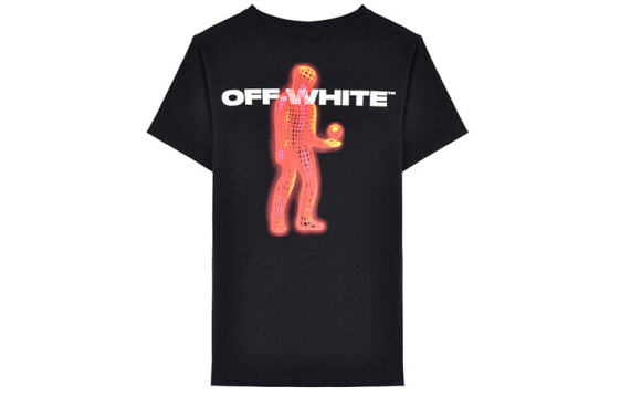 OFF-WHITE 人物地球印花短袖T恤 正常版型 男款 送礼推荐 / Футболка OFF-WHITE T OMAA027S191850161088