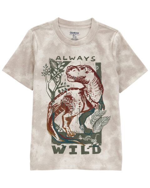Toddler Always Wild Dino Graphic Tee 4T
