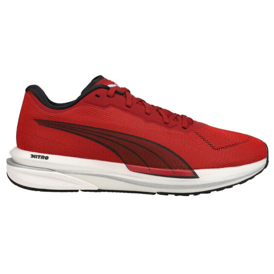 Кроссовки спортивные PUMA Velocity Nitro красные для бега взрослые 194596-09