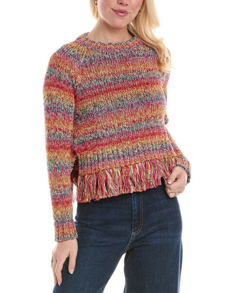 Oscar De La Renta Crocheted Sweater Women's