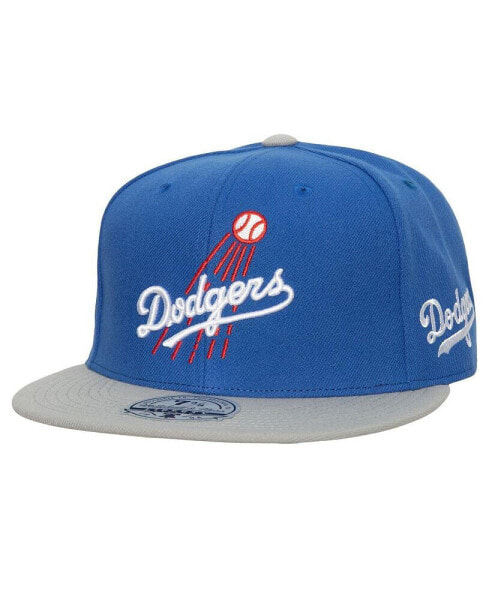 Men's Royal, Gray Los Angeles Dodgers Bases Loaded Fitted Hat