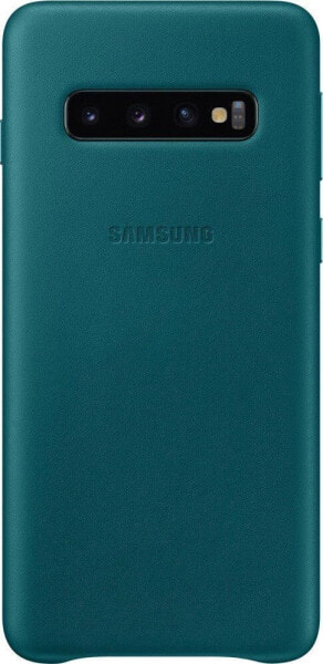 Чехол из натуральной кожи Samsung Leather Cover для Galaxy Note 20 зеленый
