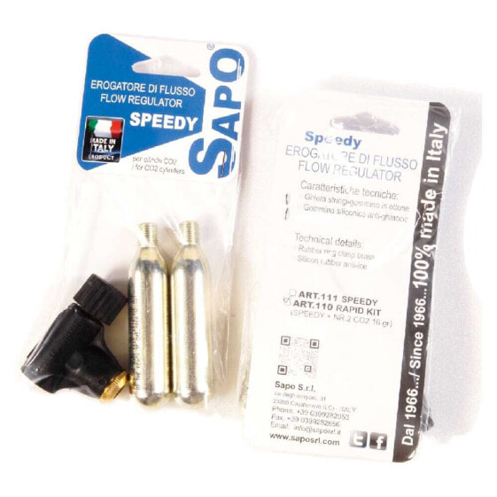 SAPO Speedy Presta/Schrader CO2 cartridge
