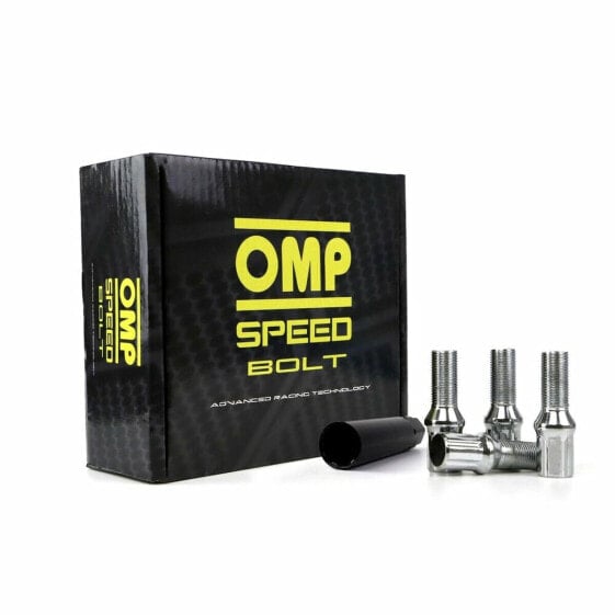 Set Гайки OMP 27 mm Серебряный 20 uds M12 x 1,50