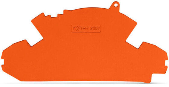 WAGO 2007-8894 - Terminal block separator - Orange - 1.5 mm - 99.3 mm - 50.5 mm - 5.66 g
