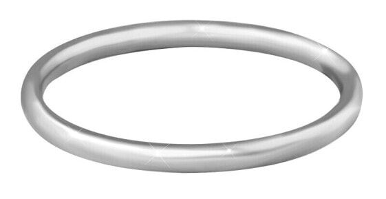 Gentle minimalist Silver steel ring