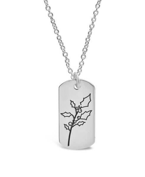 Sterling Forever women's Birth Flower Necklace