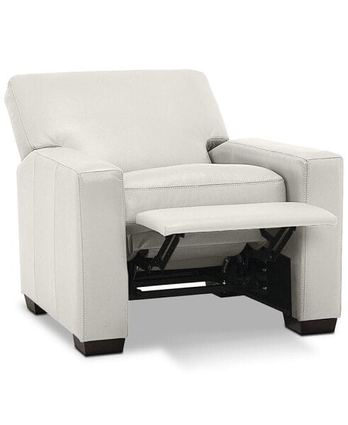 Ennia 36" Leather Pushback Recliner, Created for Macy's