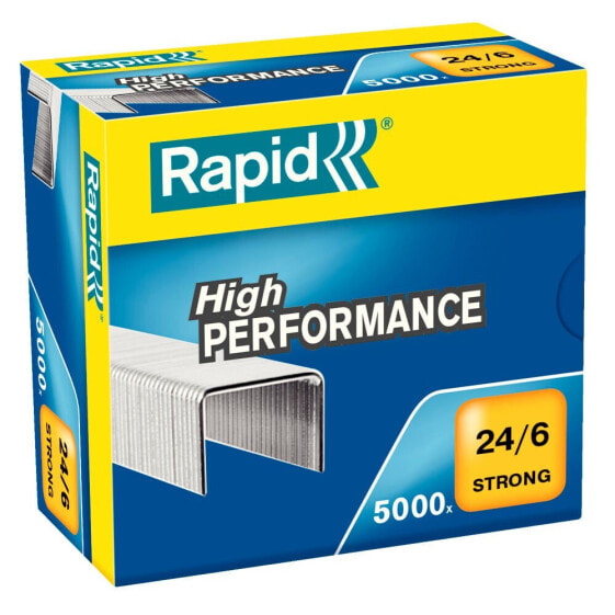 RAPID 24/6 mm x5000 Strong Galvanized Staples