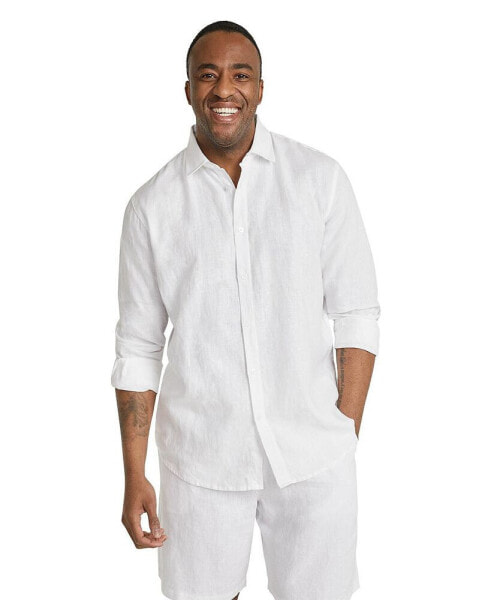 Men's Resort Relaxed Fit Linen Shirt