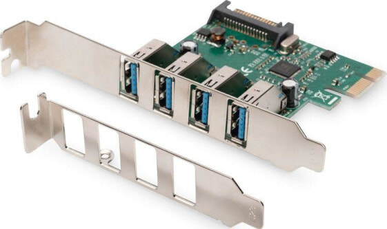 Kontroler Digitus PCIe 2.0 x1 - 2x USB 3.0 (DS-30220-4)