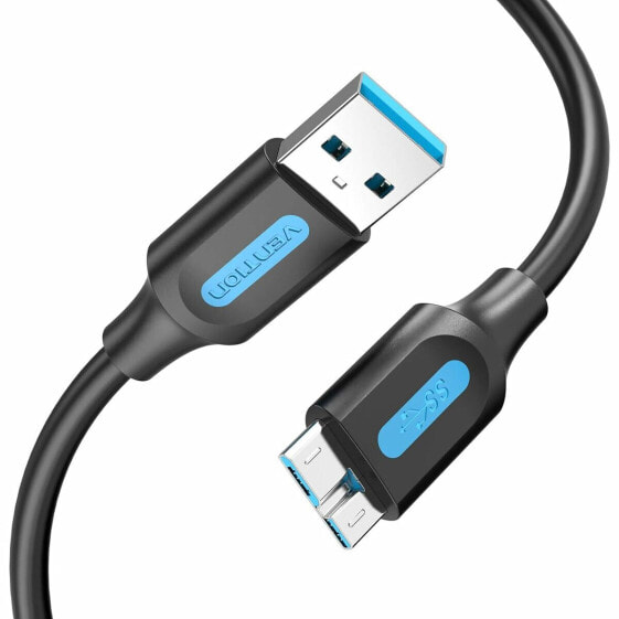 USB-кабель Vention COPBF 1 m Чёрный (1 штук)