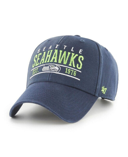 Men's College Navy Seattle Seahawks Centerline MVP Adjustable Hat