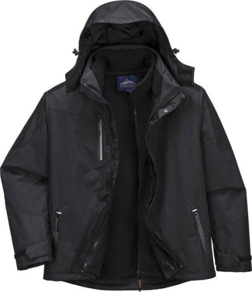 Куртка утепленная 3в1 черная XL Unimet Kur S553 XL