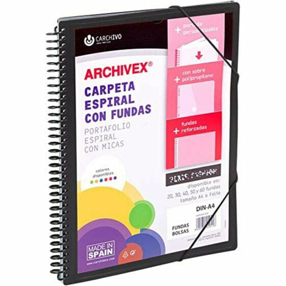 Папка-органайзер CARCHIVO ARCHIVEX-STAR Черный A4 Organiser Folder