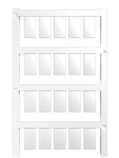 Weidmüller ESG 9/17 K MC NE WS - Terminal block markers - 200 pc(s) - Polyamide - White - -40 - 100 °C - V2