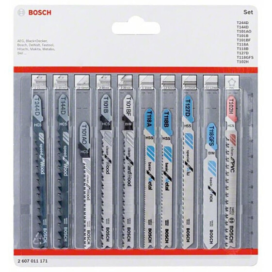 BOSCH PROFESSIONAL 2607011171 Jig Saw Blade 10 Units