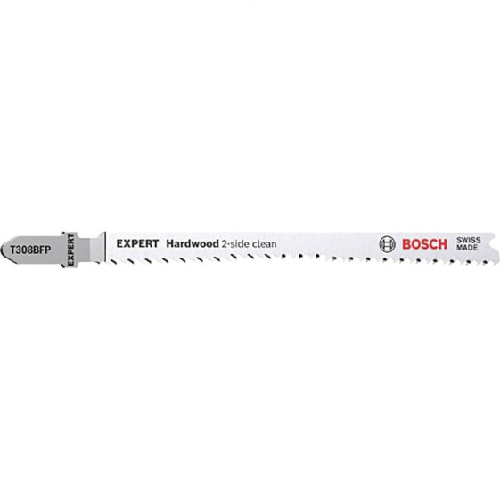 BOSCH PROFESSIONAL Expert T308BFP Hardwood 2 Side Clean Precision Jig Saw Blade 25 Units