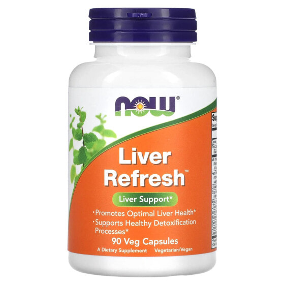 Витамины для здоровья печени NOW Liver Refresh, 90 капсул
