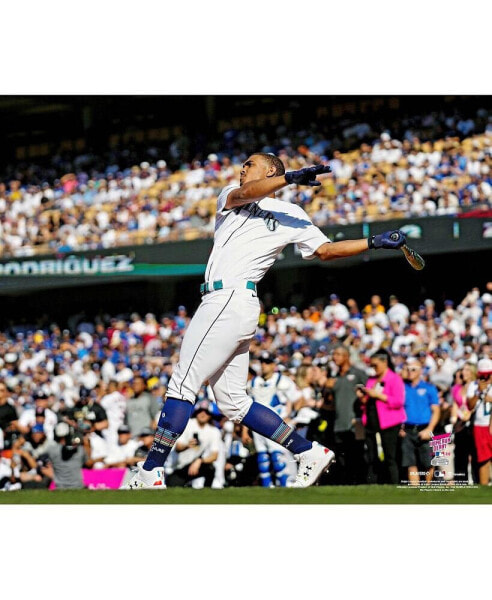 Julio Rodriguez Seattle Mariners Unsigned Follows Through at Bat in the T-Mobile Home Run Derby 20" x 24" Photograph